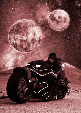 Space biker