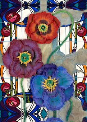 Glass Poppies