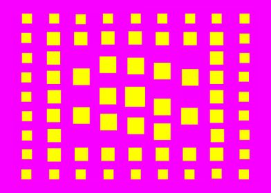 Yellow Squares on Purple
