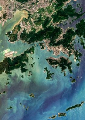 Hong Kong from space