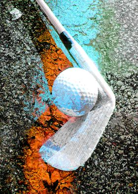 Golf art print work 14