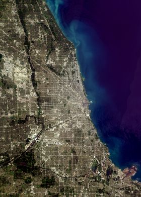 Chicago from space