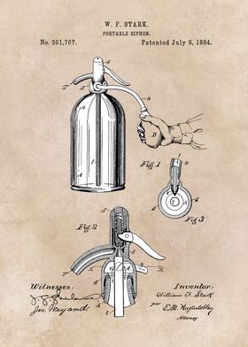 patent Stark Portable siph