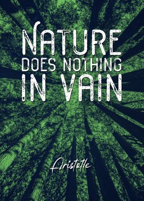Aristotle Nature Quote