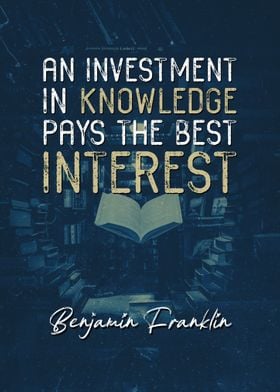 Knowledge Investment Quote