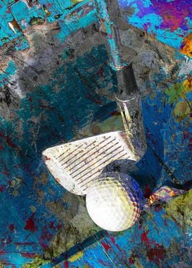 Golf art print work 8