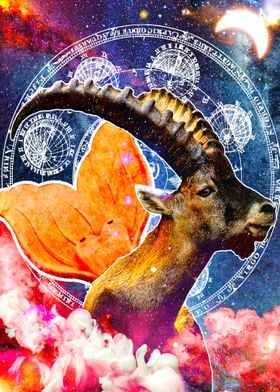 Capricorn Zodiac Wall Art