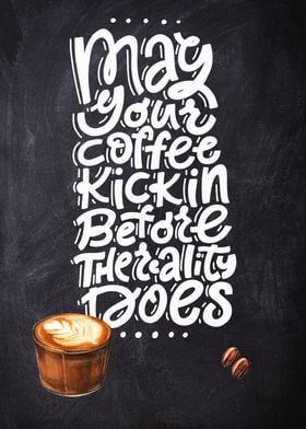 Coffee lettering  