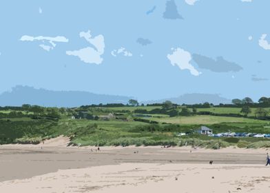 Lligwy Beach in Summer