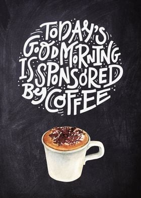 Coffee lettering  