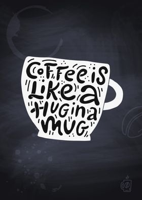 Coffee lettering