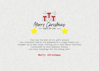 Merry Christmas typography