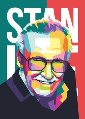 Stan Lee Artistic Poster