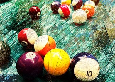 Billiard art print 12