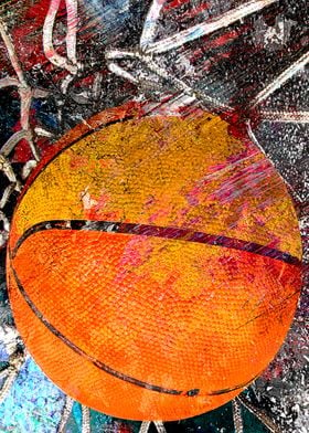 Basketball art print 6