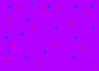 Stars on Purple