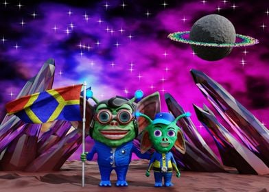 alien space explorers