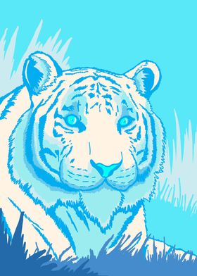 The blue tiger