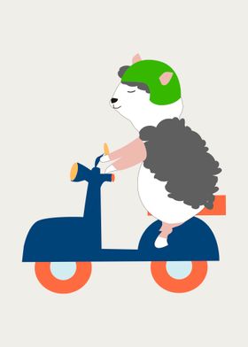 Sheep Vespa