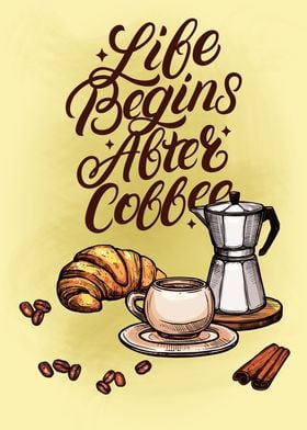 Coffee lettering  