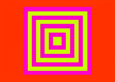 Pink and Green Squares