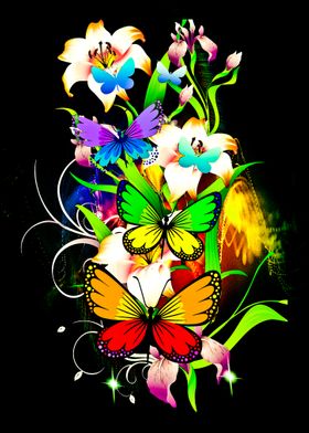 Beautiful Flower Art Decor