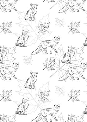 Foxes pattern