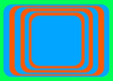 Blue and Orange Squares