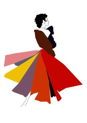 Female silhouette