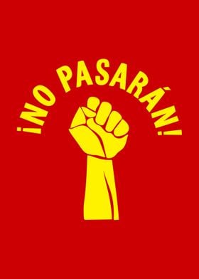 No Pasaran Protest Fist