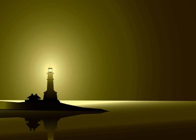 Night Lighthouse