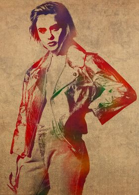 Zara Larsson Watercolor