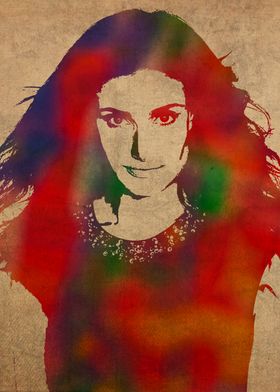 Idina Menzel Watercolor