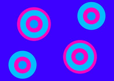 Four Pink Circles