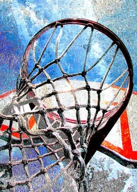 basketball art evening