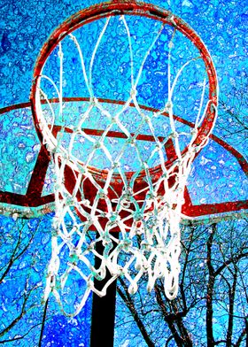 Basketball art game time