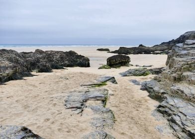 Perranporth Beach Cornwall