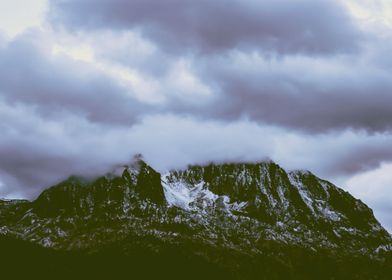 Cloud Covered Mountains