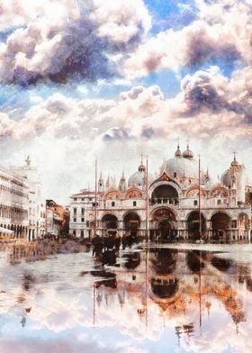 Reflections in venice