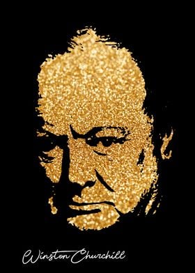 Winston Churchill portrait