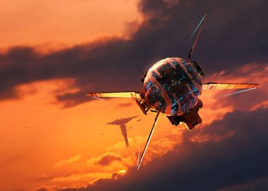 Starship Sunset