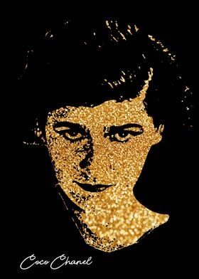 Coco Chanel portrait