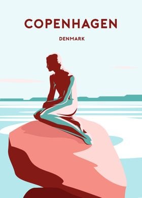 Copenhagen denmark poster