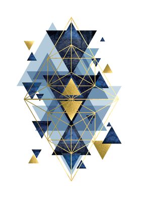 Blue Gold Geometric-preview-3