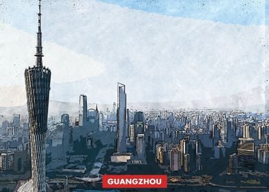 Guangzhou Skyline China