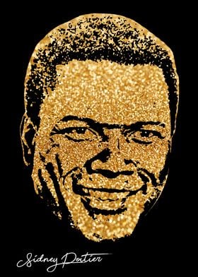 Sidney Poitier portrait