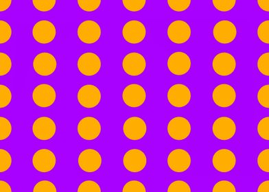 Gold Dots on Purple