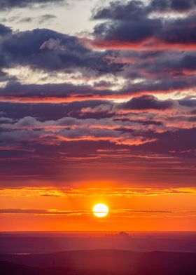 Sunrise High Over Alberta