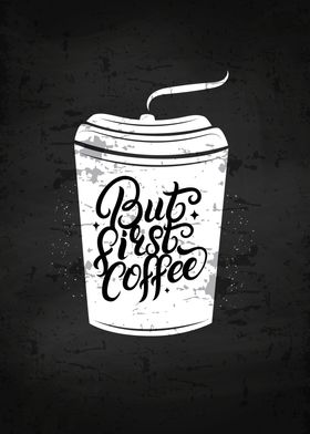 Coffee lettering  