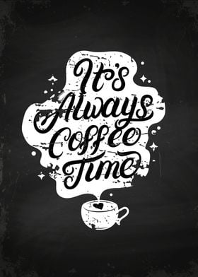 Coffee lettering  